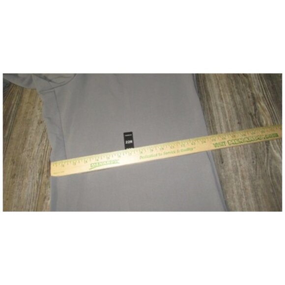 New Torrid Structured Wide Leg Pants Stretch Waist Trouser Pockets Grey Size 22R - Picture 8 of 11